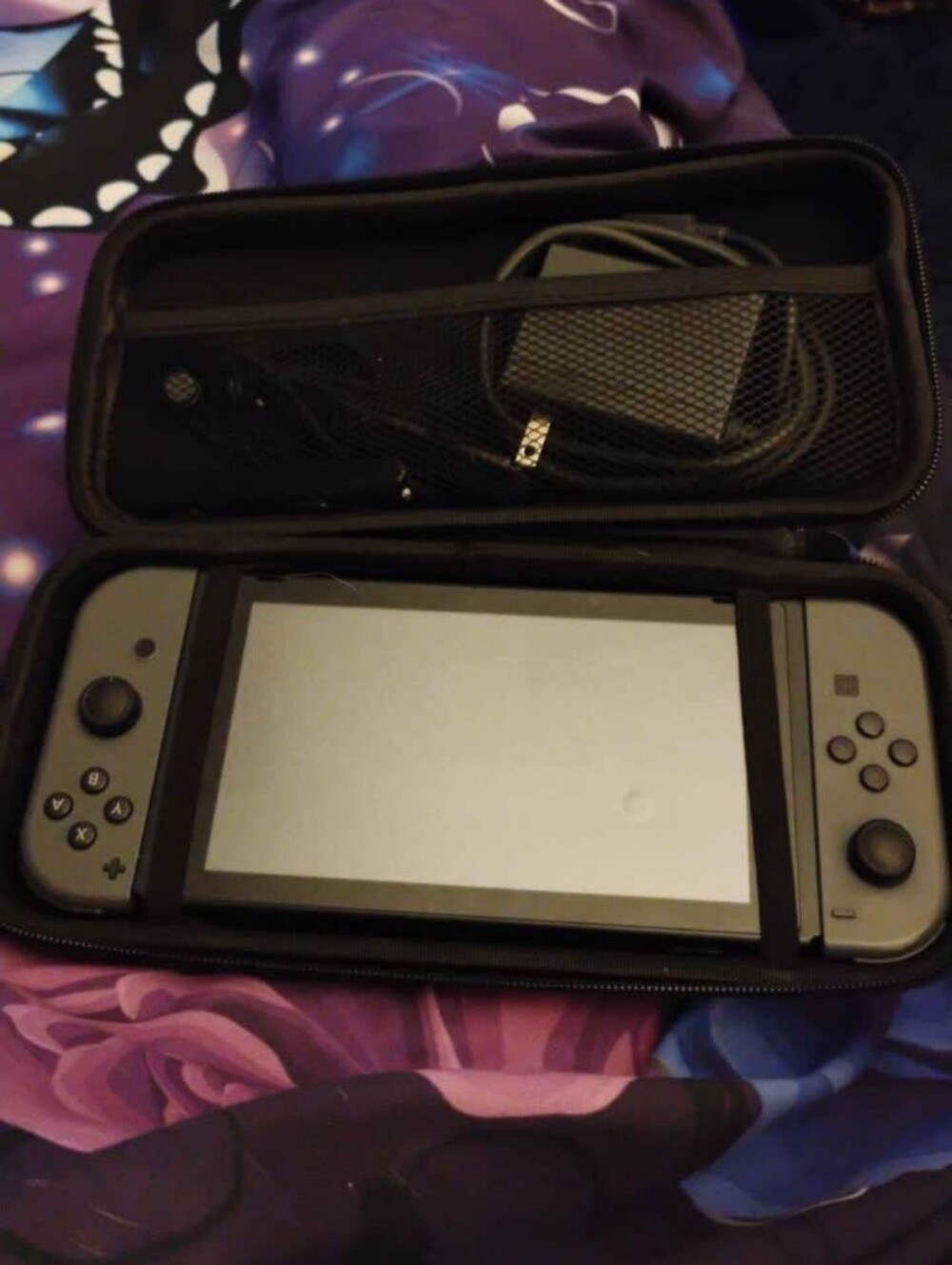Gray Nintendo Switch with Joy-Con Controllers